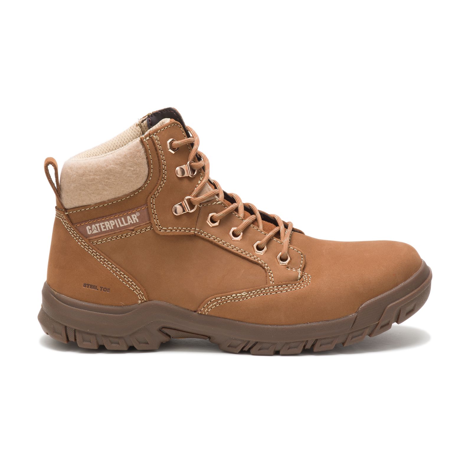 Caterpillar Women's Tess Steel Toe Steel Toe Boots Orange CAT-10876